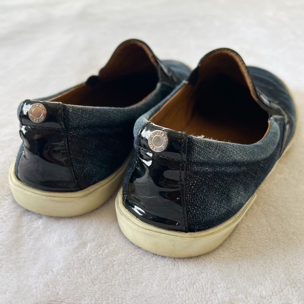 Jimmy Choo Demi Denim Trainer Slip On Sneakers - Picture 7 of 11